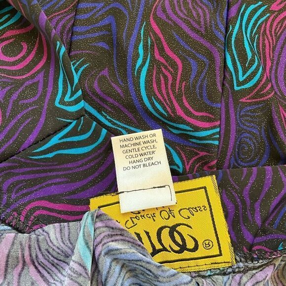 A Touch of Class Clothing Womens L/XL Tunic Top Purple Square Neck 3/4 Sleeves - Picture 12 of 13